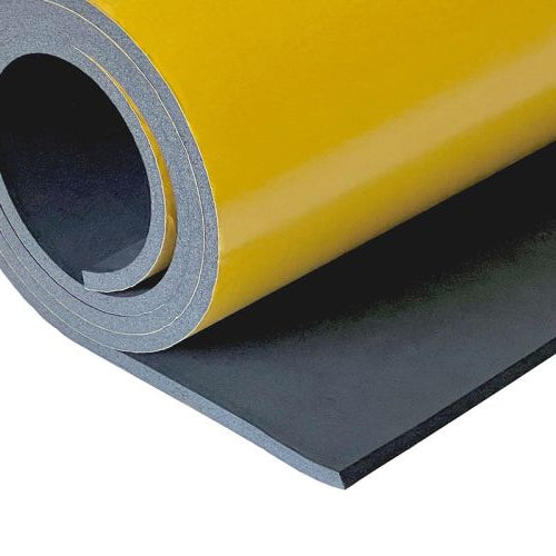 Black Self adhesive expanded PVC Nitrile Sponge Strip BS476 Class 0