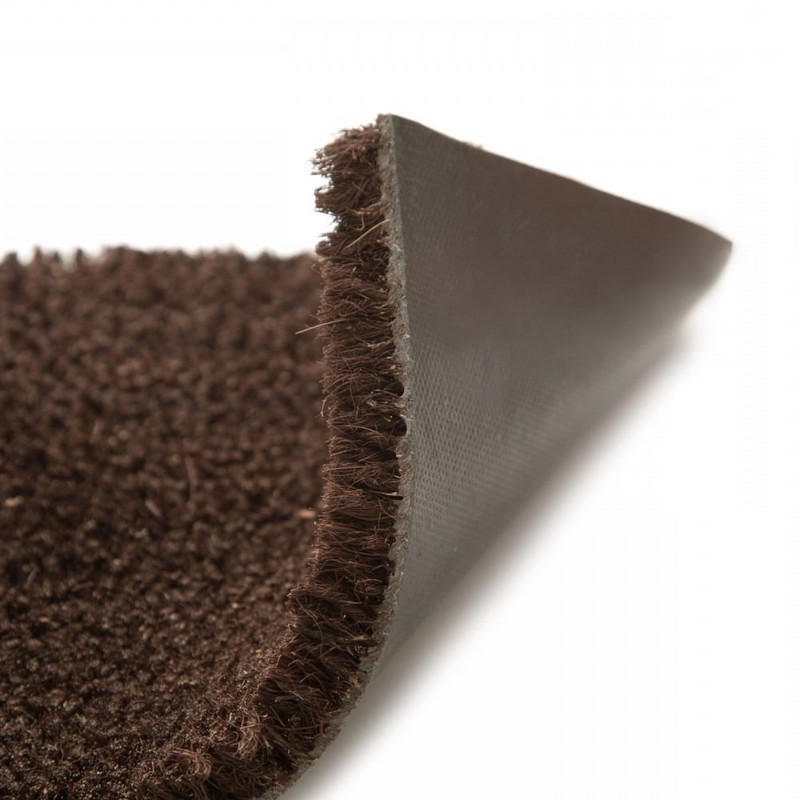 Brown Coir Entrance Matting - 1m or 2m Width / 17mm Thickness