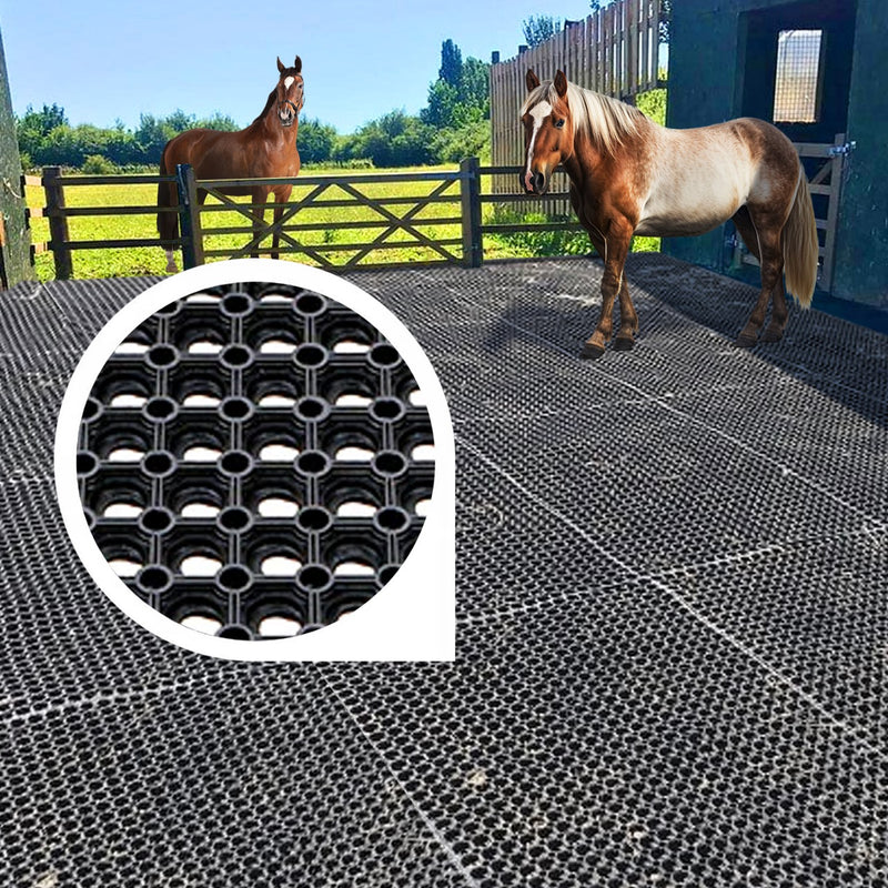 Heavy Duty Gateway Rubber Grass Mat Horse Stable Mats