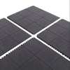 Heavy Duty Safety-Tested Black Playground Tiles for Play Areas