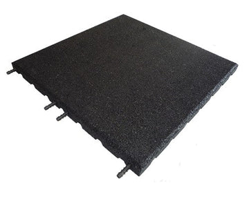 Interlocking Cushioned Rubber Safety Tiles for Kids' Play Areas