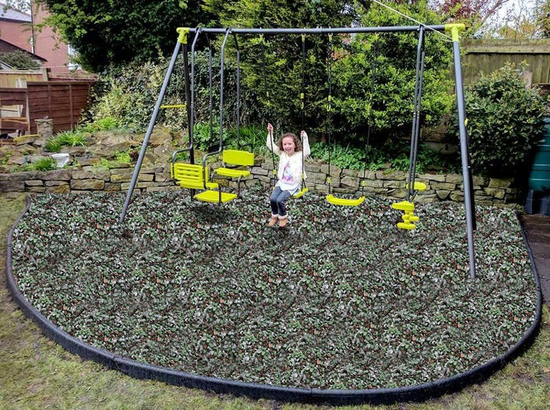 Premium Rubber Camo Chippings - 25m2 Coverage, Durable and Eco-Friendly