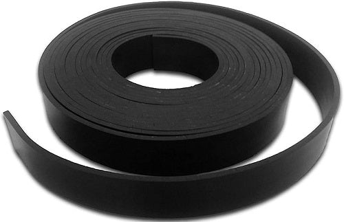 Black Neoprene Solid Rubber Strip - 5M