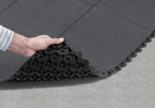 Heavy Duty Rubber Garage Floor Tiles for Superior Strength and Performance