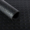 Non-Slip Heavy Duty Rubber Flooring Rolls with Studded Dot Penny Pattern for Maximum Safety Linear Metre