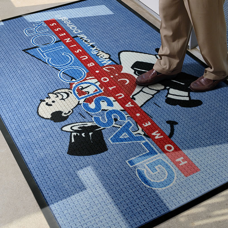 Custom Branded Logo Mats - Premium Quality Entrance Mats, Rubber Backing. Personalise for Schools, Shops & Businesses!